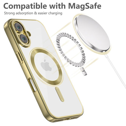 Husa MagSafe pentru Apple iPhone 16, Tech-Protect, Magflex Satin, Auriu