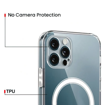 Husa MagSafe pentru Apple iPhone 17, OEM, Clear, Transparenta