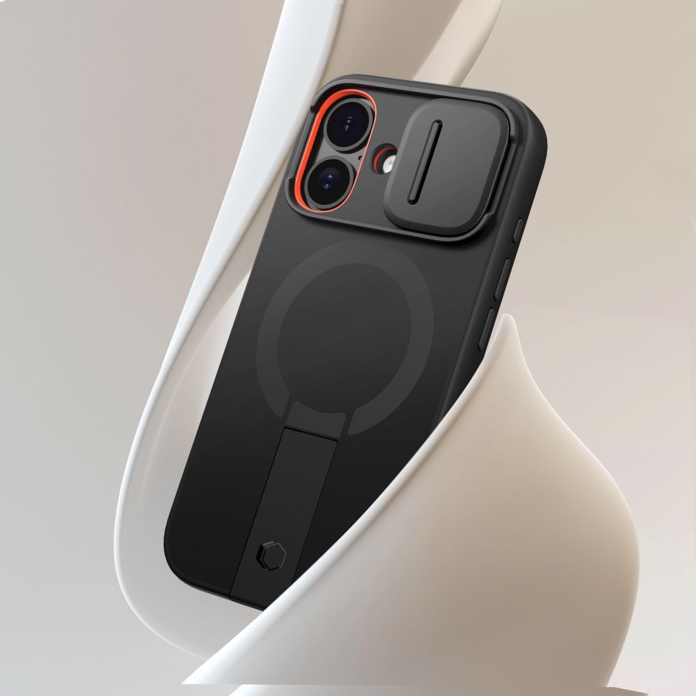 Husa MagSafe pentru Apple iPhone 17, Tech-Protect, Kevlar Aura, Neagra