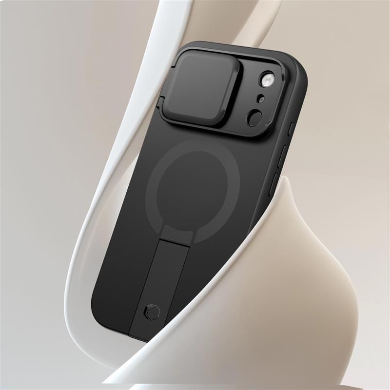 Husa MagSafe pentru Apple iPhone 17 Pro, Tech-Protect, Kevlar Aura, Neagra