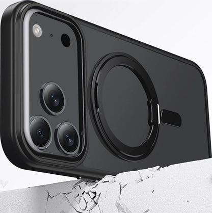 Husa MagSafe pentru Apple iPhone 17 Pro Max, Tech-Protect, MagRing, Neagra