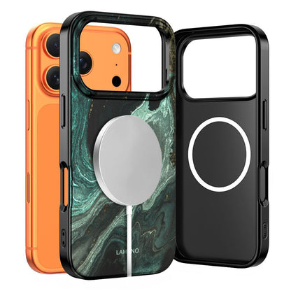 Husa MagSafe pentru Apple iPhone 17 Pro Max, Tech-Protect, Lamano Aura, Verde