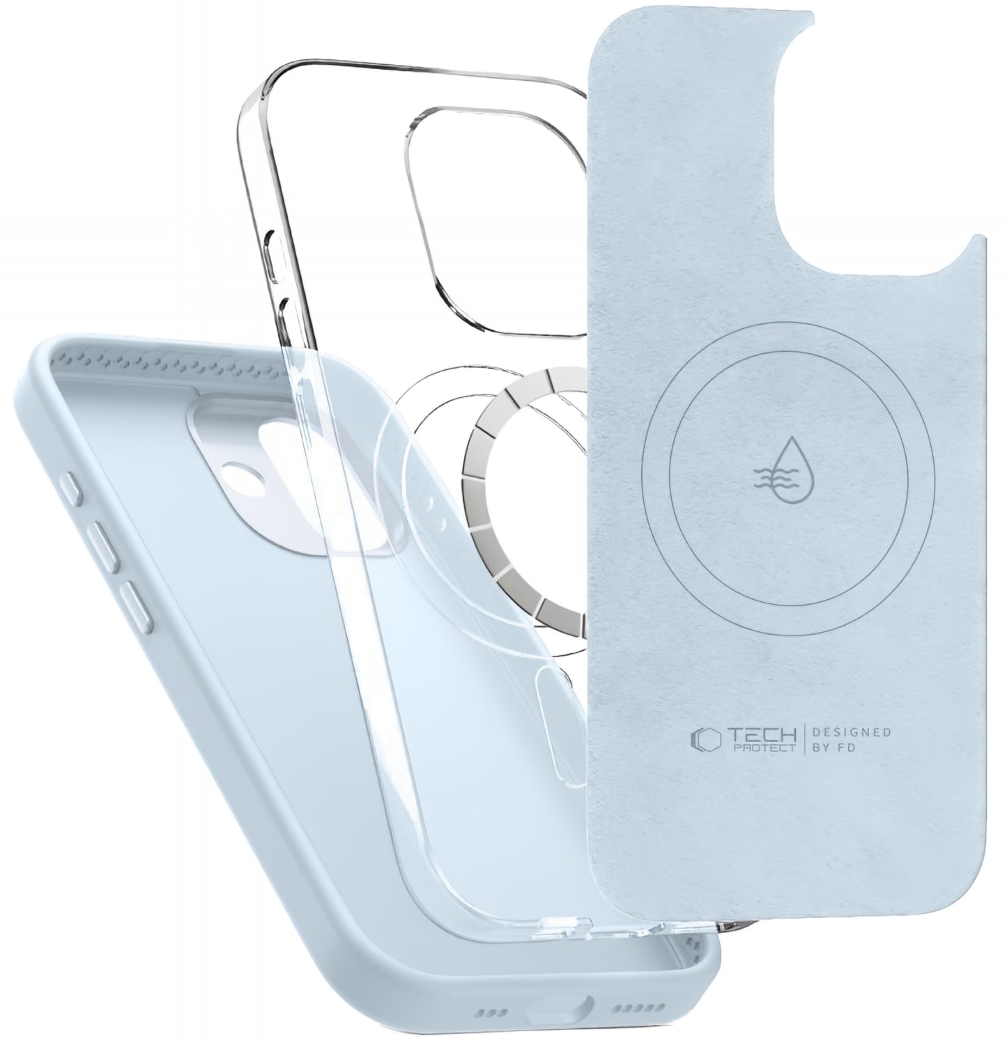 Husa MagSafe pentru Apple iPhone 17, Tech-Protect, Uniq, Albastra
