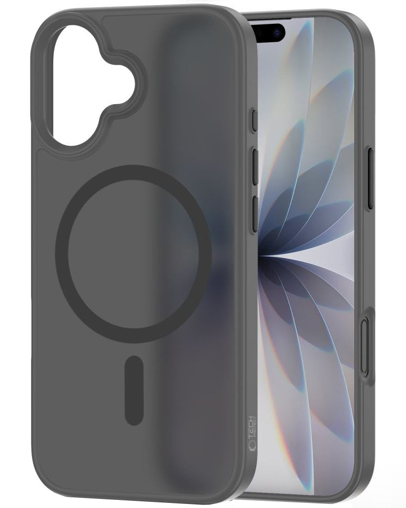 Husa MagSafe pentru Apple iPhone 17, Tech-Protect, Magmat, Gri Mata
