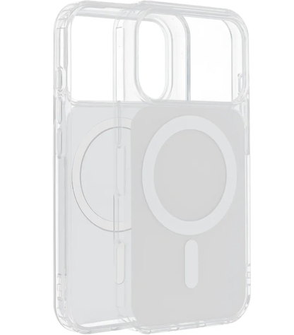 Husa MagSafe pentru Apple iPhone 17e / 16e, OEM, Clear Fusion Mag Cover, Alba