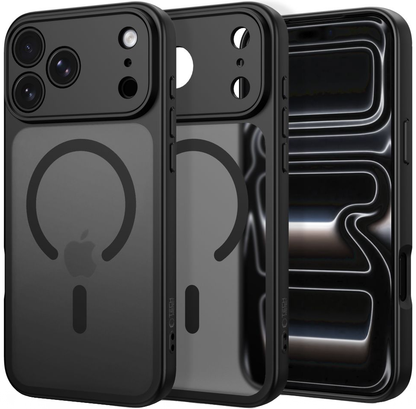 Husa MagSafe pentru Apple iPhone 18 Pro Max / 17 Pro Max, Tech-Protect, BasicMag, Neagra Mata
