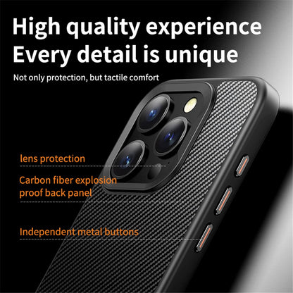 Husa MagSafe pentru Apple iPhone 15 Pro, OEM, Carbon, Neagra