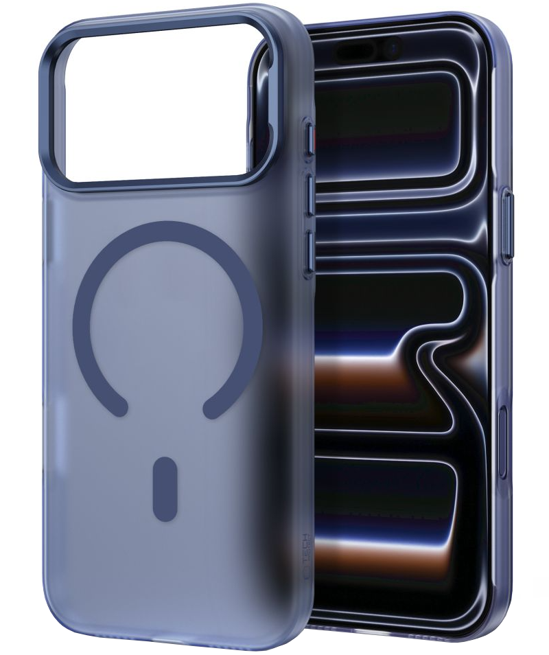 Husa MagSafe pentru Apple iPhone 18 Pro Max / 17 Pro Max, Tech-Protect, MagZero, Bleumarin Mata