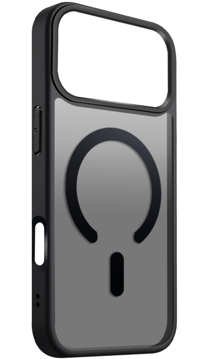 Husa MagSafe pentru Apple iPhone 18 Pro / 17 Pro, Etteri, Matt Mag, Neagra
