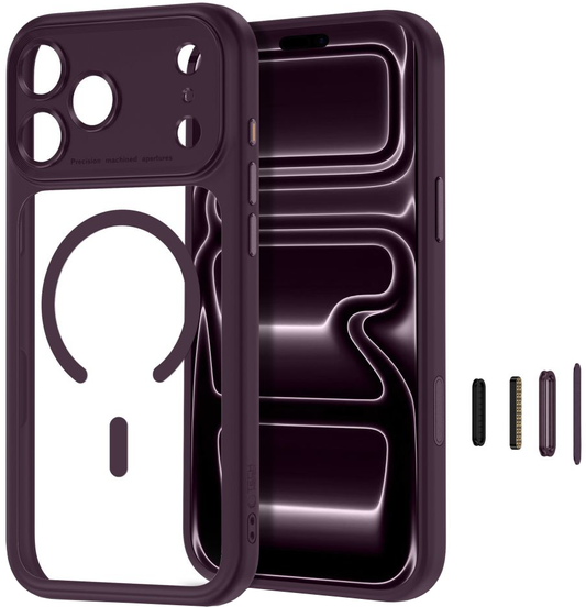 Husa MagSafe pentru Apple iPhone 18 Pro Max / 17 Pro Max, Tech-Protect, MagPeak CC, Visinie Transparenta
