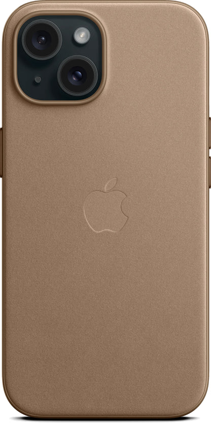 Husa MagSafe pentru Apple iPhone 15, FineWoven, Maro MT3C3ZM/A