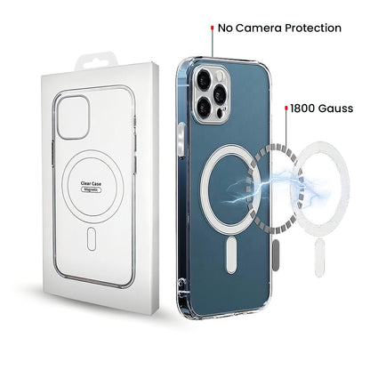 Husa MagSafe pentru Apple iPhone 17, OEM, Clear, Transparenta