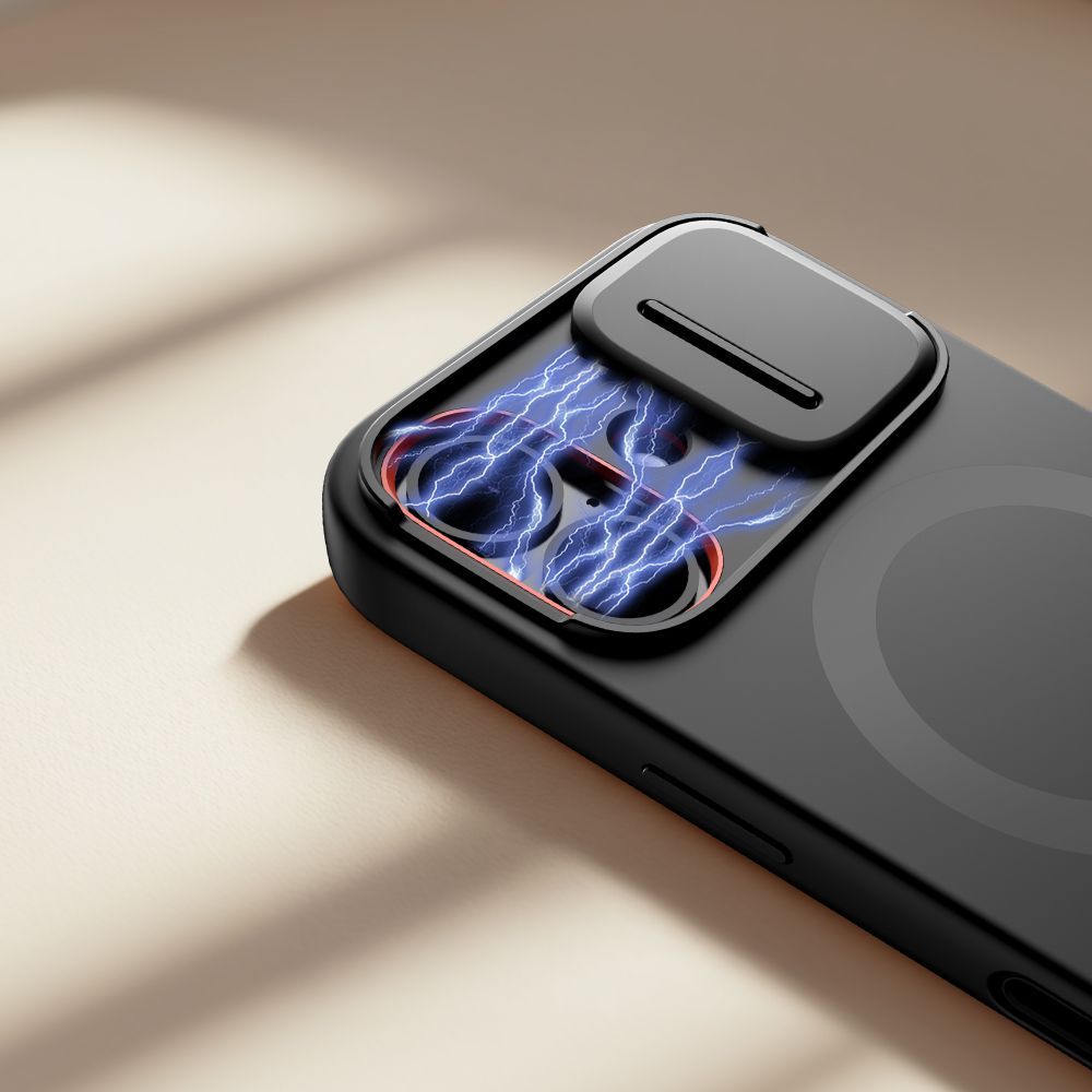 Husa MagSafe pentru Apple iPhone 17, Tech-Protect, Kevlar Aura, Neagra