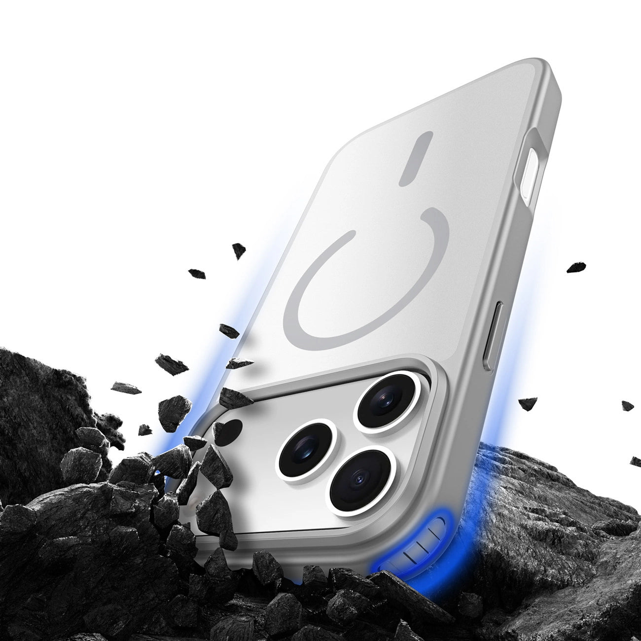 Husa MagSafe pentru Apple iPhone 17 Pro Max, DUX DUCIS, Yind, Gri