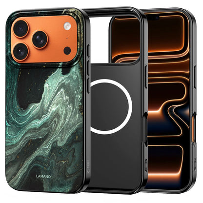 Husa MagSafe pentru Apple iPhone 17 Pro Max, Tech-Protect, Lamano Aura, Verde