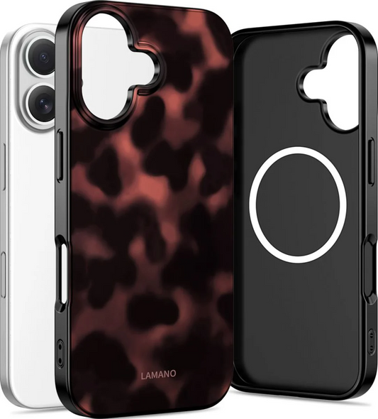 Husa MagSafe pentru Apple iPhone 17, Tech-Protect, Lamano Panther, Neagra