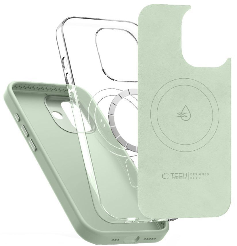 Husa MagSafe pentru Apple iPhone 17, Tech-Protect, Uniq, Verde