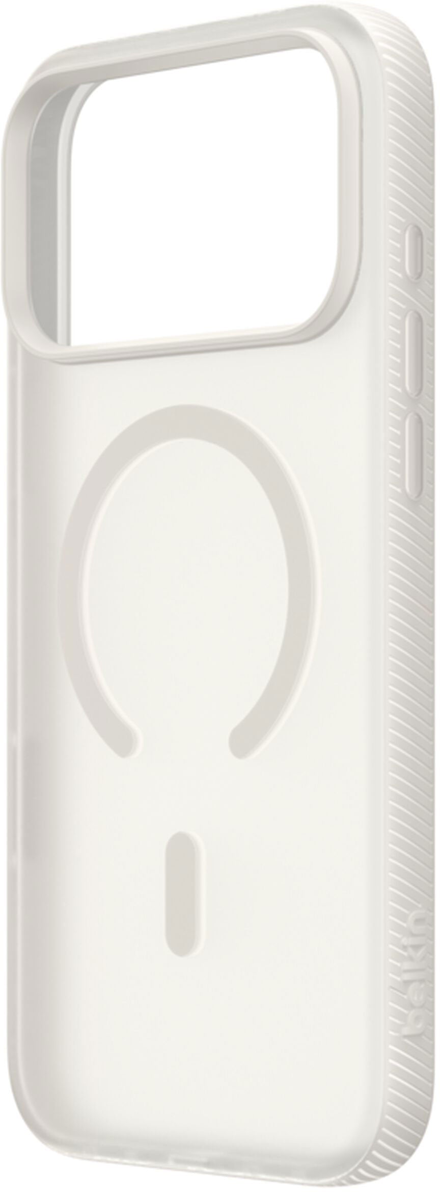 Husa MagSafe pentru Apple iPhone 17 Pro, Belkin, SheerForce Grip, Bej MSA035hqSA