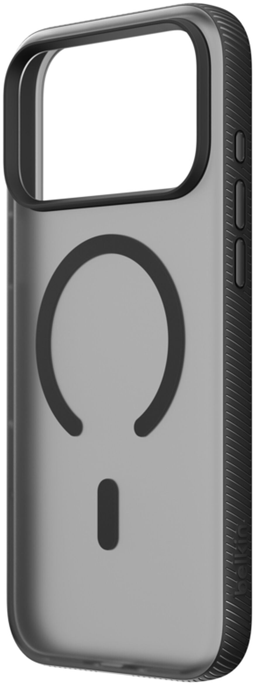 Husa MagSafe pentru Apple iPhone 17 Pro Max, Belkin, SheerForce Grip, Neagra MSA036hqBK