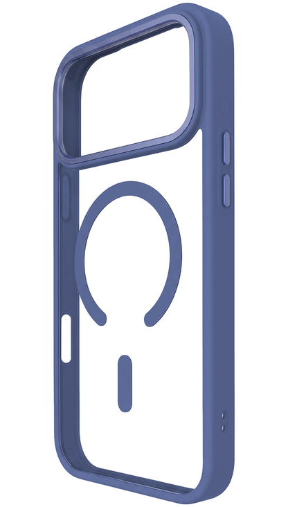 Husa MagSafe pentru Apple iPhone 18 Pro Max / 17 Pro Max, OEM, Color Clear Mag, Albastra