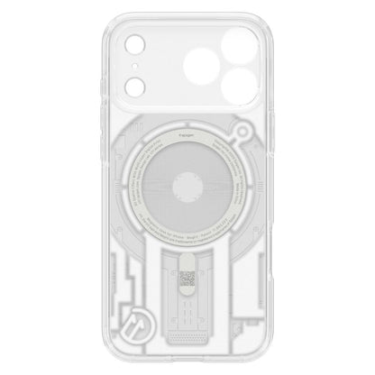 Husa MagSafe pentru Apple iPhone 18 Pro Max / 17 Pro Max, Spigen, C11 Ultra Hybrid MagFit Element, Alba ACS12307