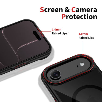 Husa MagSafe pentru Apple iPhone 17 Air, Tech-Protect, Maghybrid, Neagra