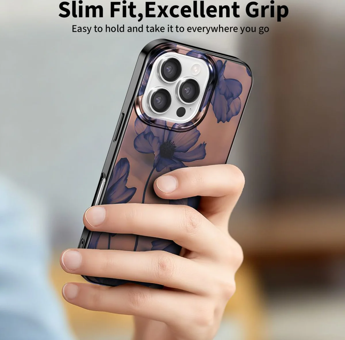 Husa MagSafe pentru Apple iPhone 16 Pro, Tech-Protect, Lamano Velvet Night, Neagra