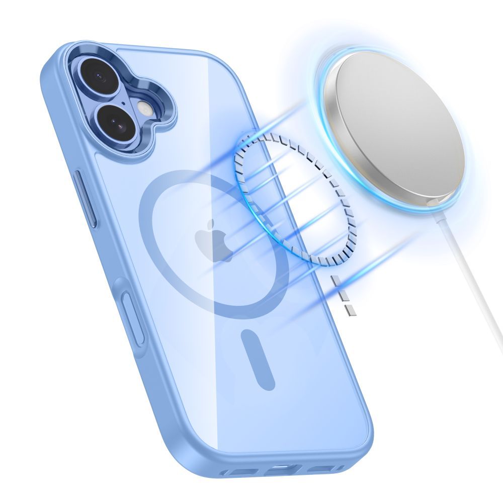Husa MagSafe pentru Apple iPhone 17, Tech-Protect, Magmat, Albastra