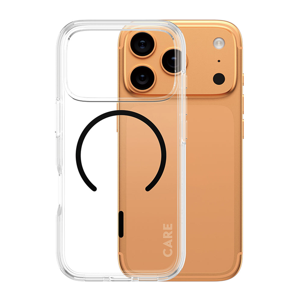 Husa MagSafe pentru Apple iPhone 17 Pro, PanzerGlass, Care Urban Explorer, Transparenta Alba, Resigilata