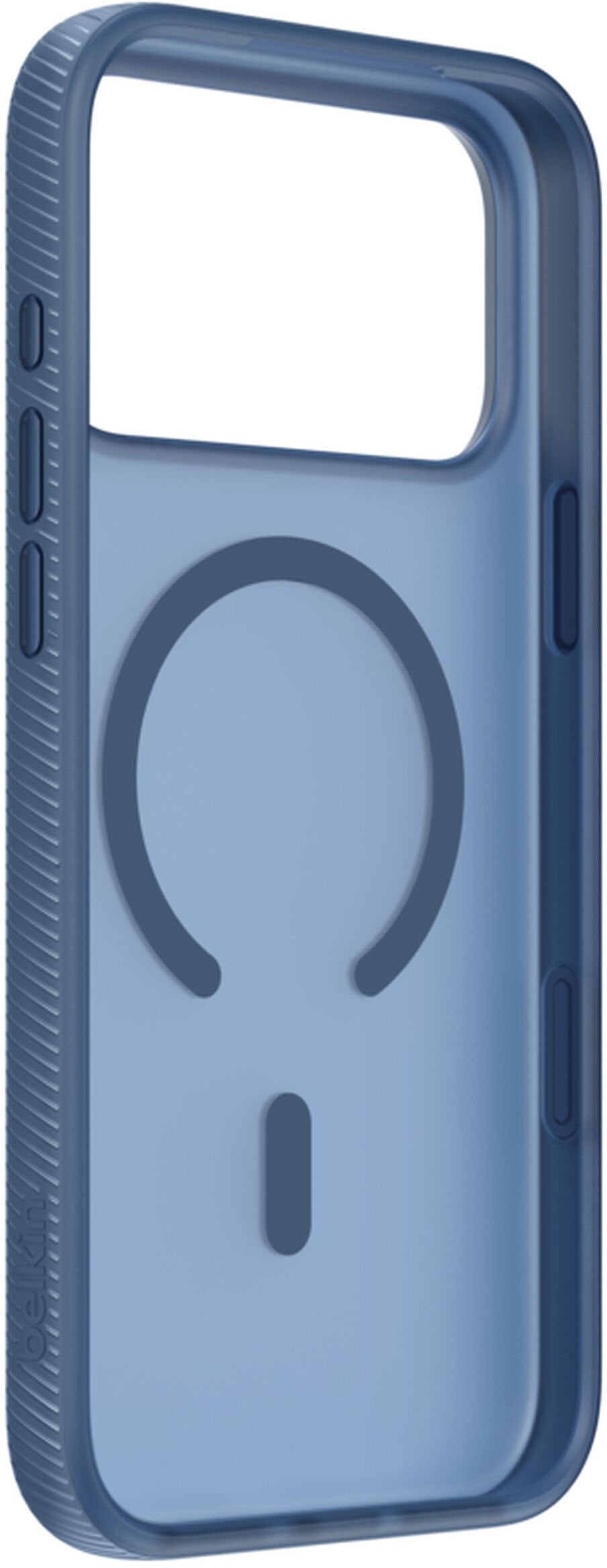 Husa MagSafe pentru Apple iPhone 17 Pro Max, Belkin, SheerForce Grip, Bleumarin MSA036hqNY
