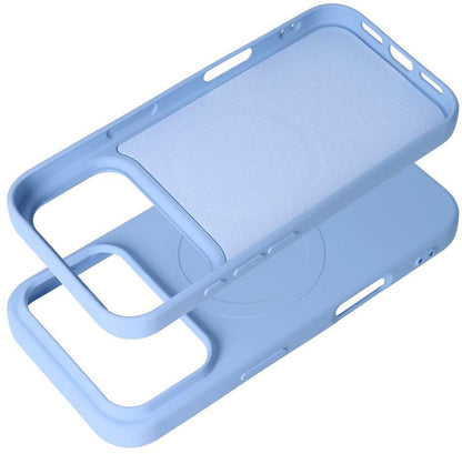 Husa MagSafe pentru Apple iPhone 18 Pro Max / 17 Pro Max, OEM, Silicone Mag (Big Hole), Bleu