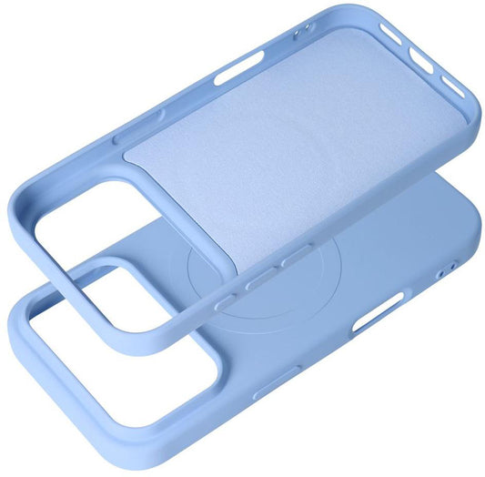 Husa MagSafe pentru Apple iPhone 18 Pro Max / 17 Pro Max, OEM, Silicone Mag (Big Hole), Bleu