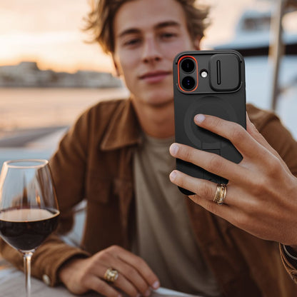 Husa MagSafe pentru Apple iPhone 17, Tech-Protect, Kevlar Aura, Neagra