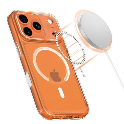Husa MagSafe pentru Apple iPhone 17 Pro, Tech-Protect, MagPeak, Transparenta