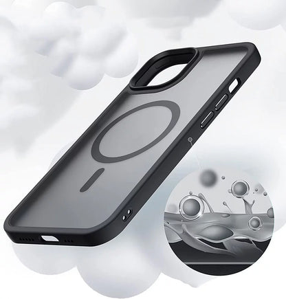 Husa MagSafe pentru Apple iPhone 12 / 12 Pro, Tech-Protect, Magmat, Bleumarin