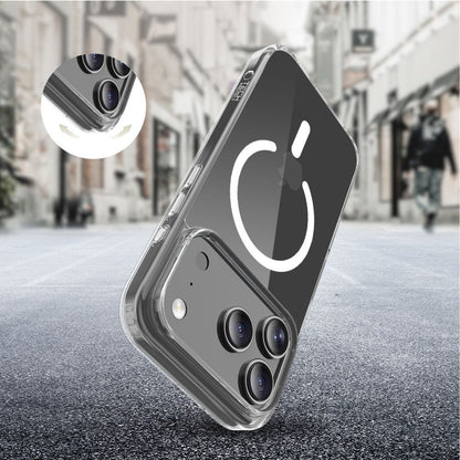 Husa MagSafe pentru Apple iPhone 17 Pro Max, Tech-Protect, Flexair Hybrid CC, Transparenta