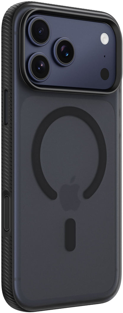 Husa MagSafe pentru Apple iPhone 17 Pro Max, Belkin, SheerForce Grip, Neagra MSA036hqBK
