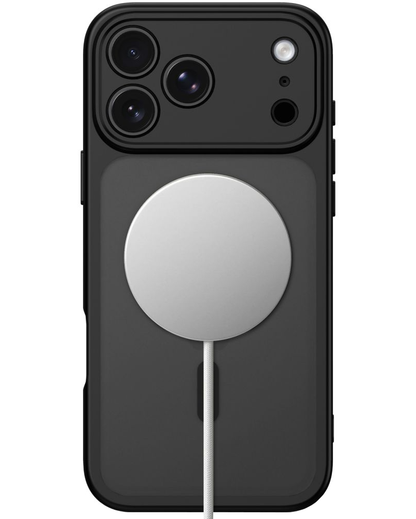 Husa MagSafe pentru Apple iPhone 18 Pro / 17 Pro, Tech-Protect, BasicMag, Neagra Mata