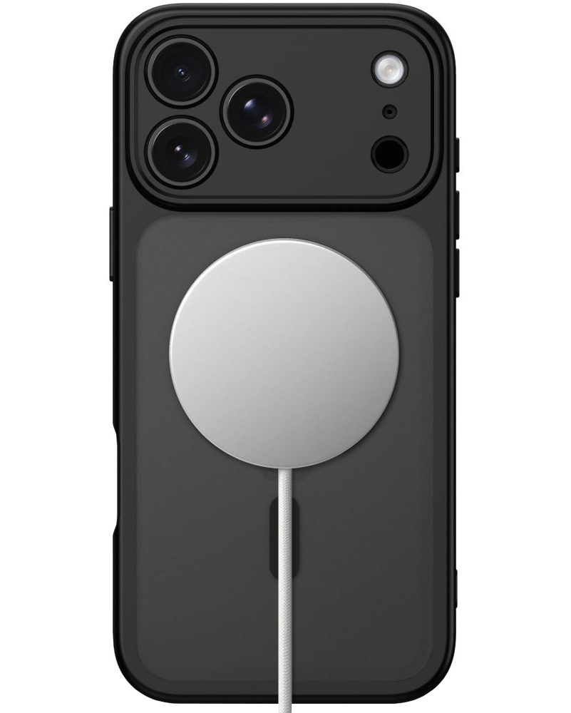 Husa MagSafe pentru Apple iPhone 18 Pro Max / 17 Pro Max, Tech-Protect, BasicMag, Neagra Mata