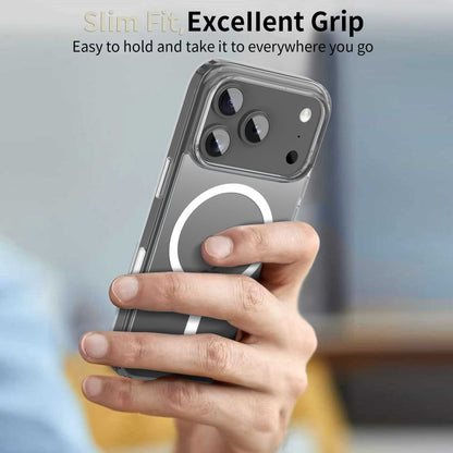 Husa MagSafe pentru Apple iPhone 17 Pro, Tech-Protect, Flexair Hybrid CC, Transparenta