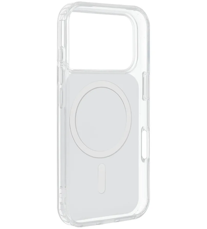 Husa MagSafe pentru Apple iPhone 17e / 16e, OEM, Clear Fusion Mag Cover, Alba