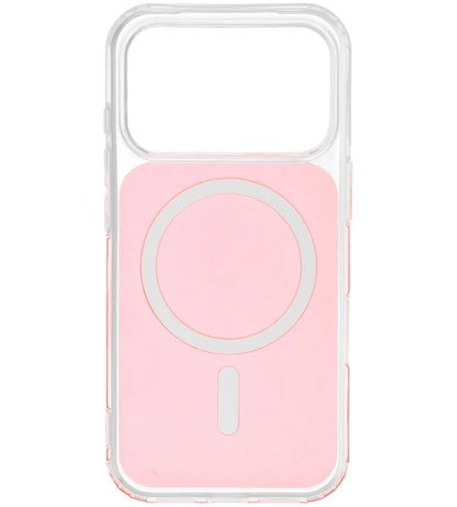 Husa MagSafe pentru Apple iPhone 17e / 16e, OEM, Clear Fusion Mag Cover, Portocalie