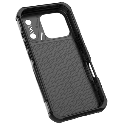 Husa MagSafe pentru Apple iPhone 18 Pro / 17 Pro, OEM, Carbon and Corner Protection, Neagra