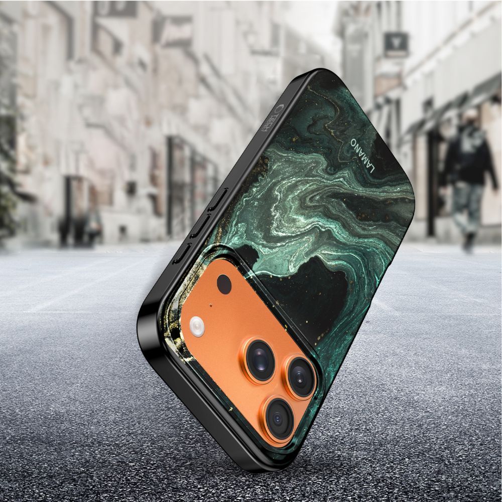 Husa MagSafe pentru Apple iPhone 17 Pro Max, Tech-Protect, Lamano Aura, Verde