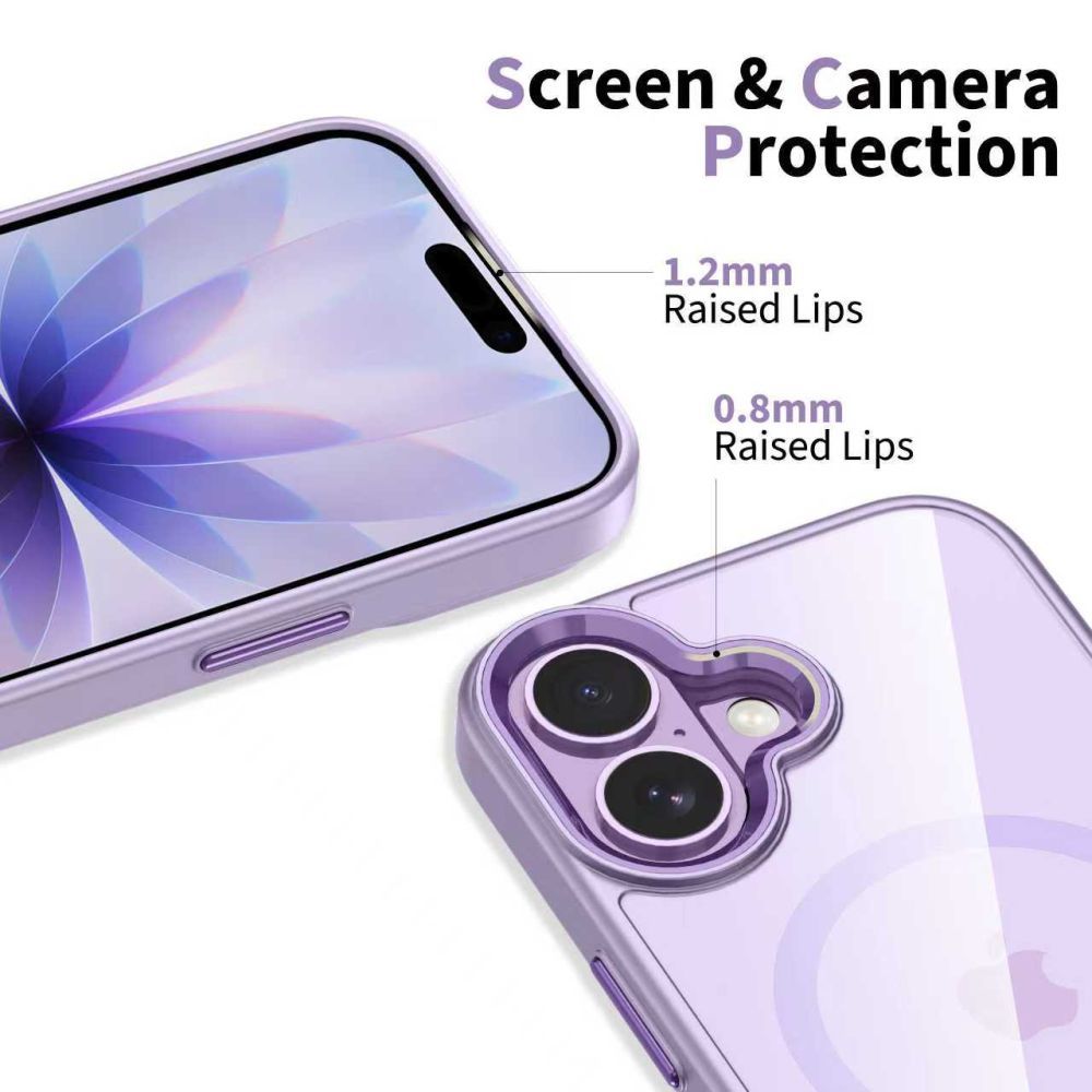 Husa MagSafe pentru Apple iPhone 17, Tech-Protect, Magmat, Mov
