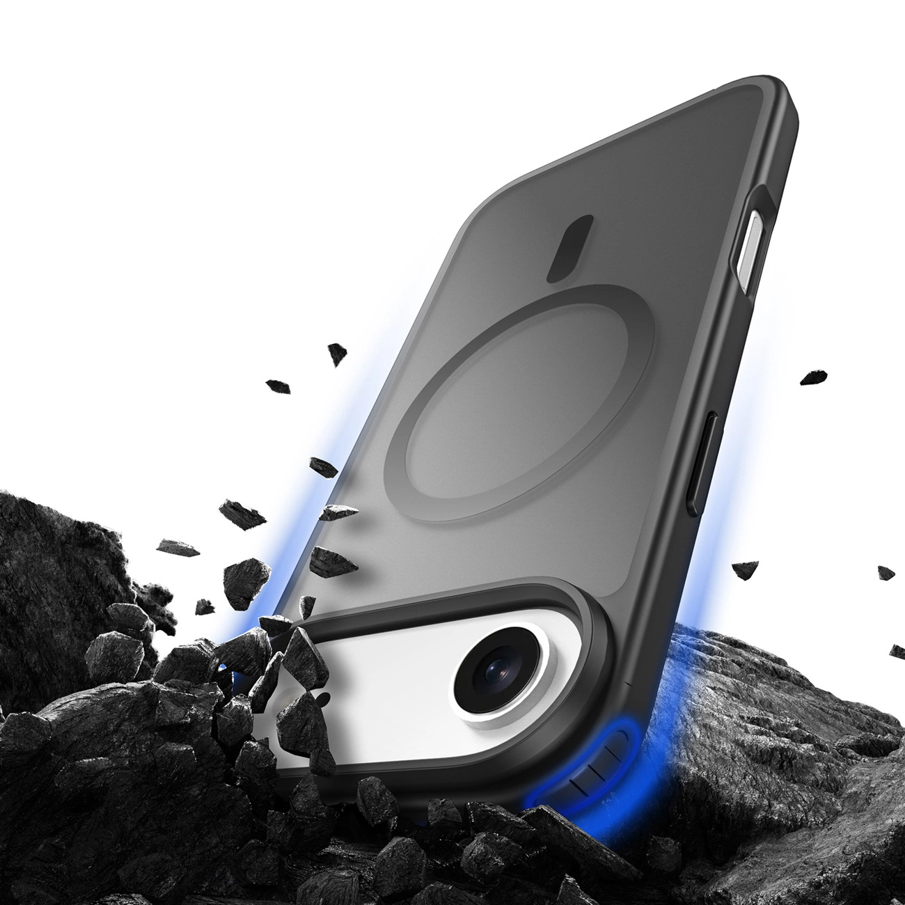 Husa MagSafe pentru Apple iPhone 17 Air, DUX DUCIS, Yind, Neagra