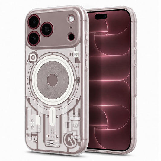 Husa MagSafe pentru Apple iPhone 18 Pro Max / 17 Pro Max, Spigen, C11 Ultra Hybrid MagFit Element, Alba ACS12307