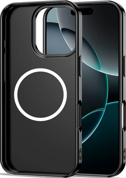 Husa MagSafe pentru Apple iPhone 16 Pro, Tech-Protect, Lamano Velvet Night, Neagra