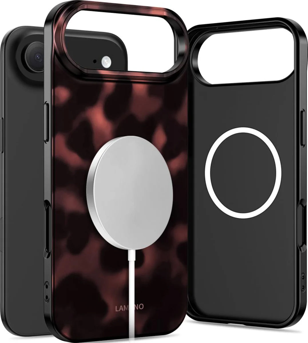Husa MagSafe pentru Apple iPhone 17 Air, Tech-Protect, Lamano Panther, Neagra