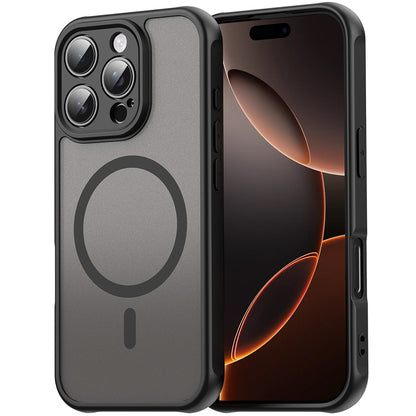Husa MagSafe pentru Apple iPhone 11 Pro, Techsuit, HaloFrost II, Neagra